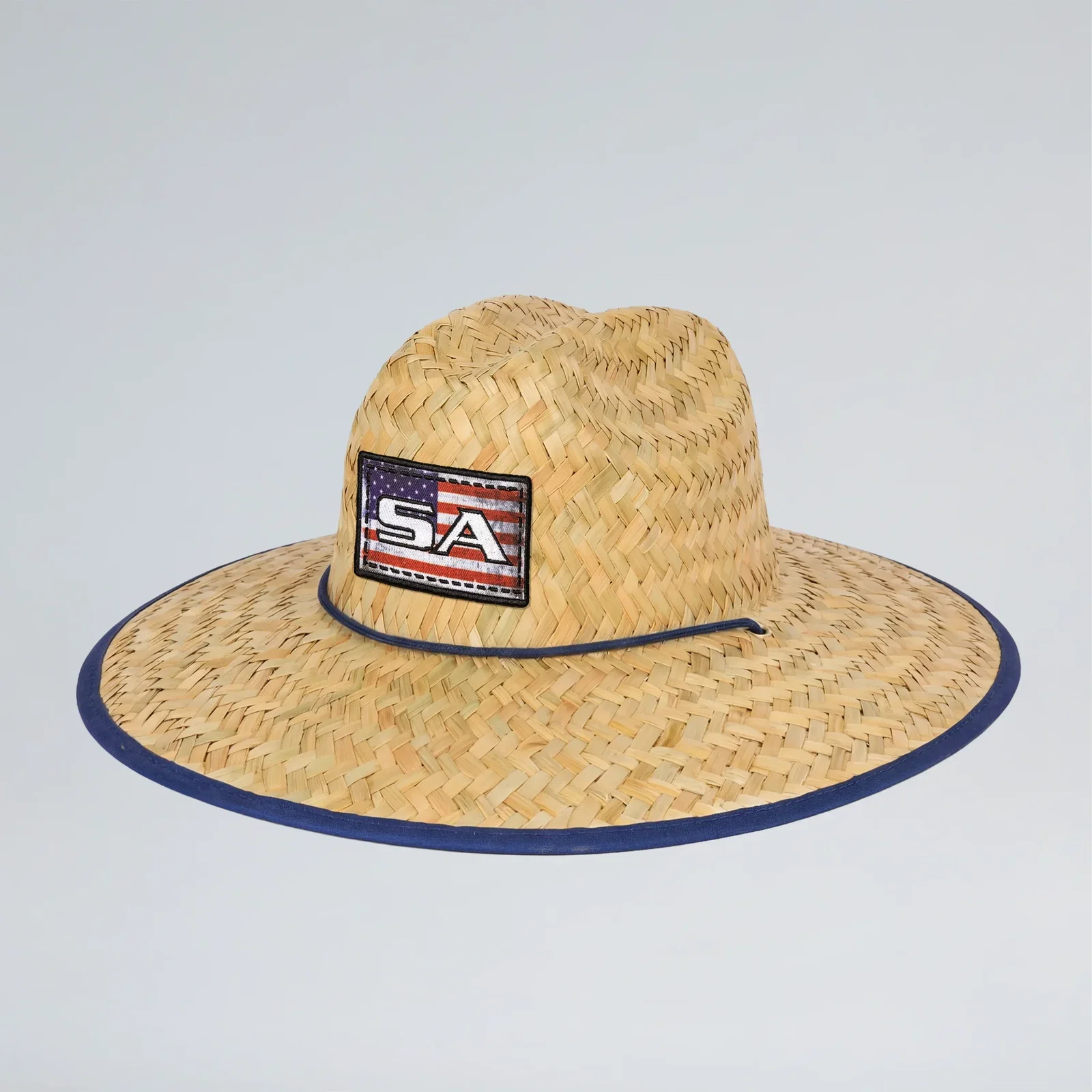 Image of Classic Straw Hat | American Flag