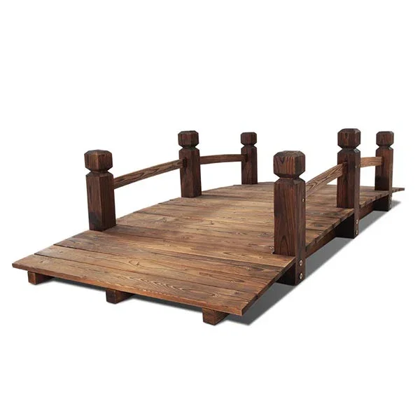 Wooden Garden Bridge