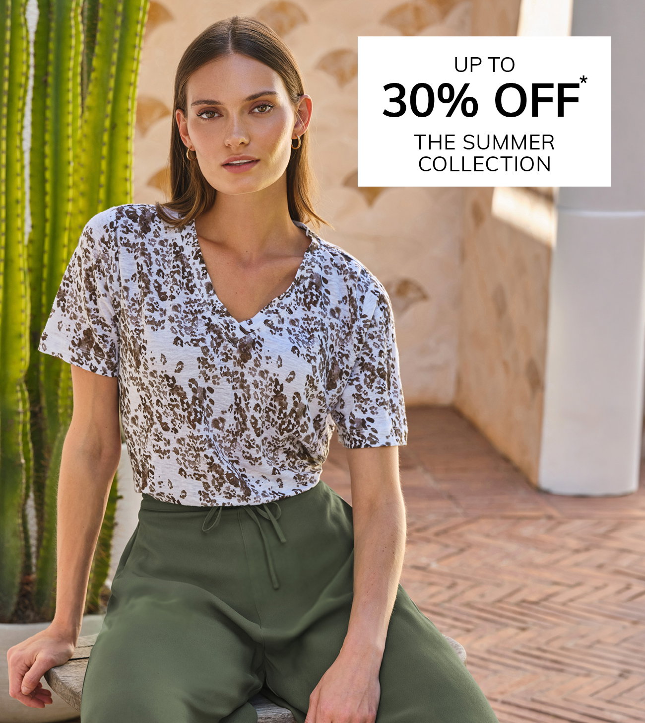 Up to 30% off Summer Edit. Offer applies to selected styles only.
