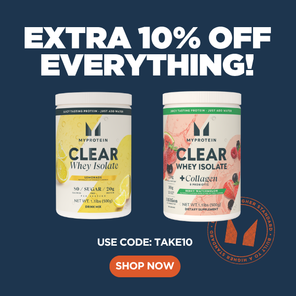 50% off Creatine, 35% off everything else