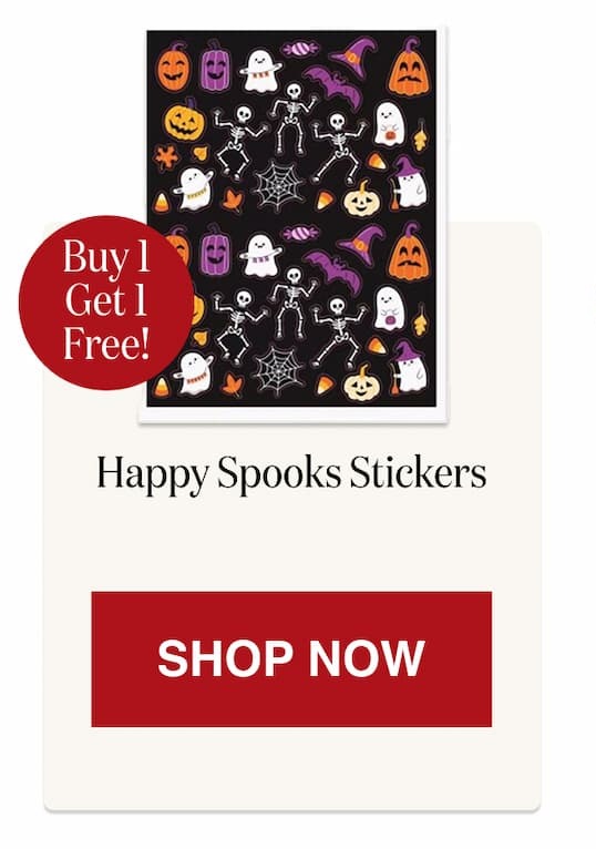 Happy Spooks Stickers - BOGO [Click here to Shop Now]