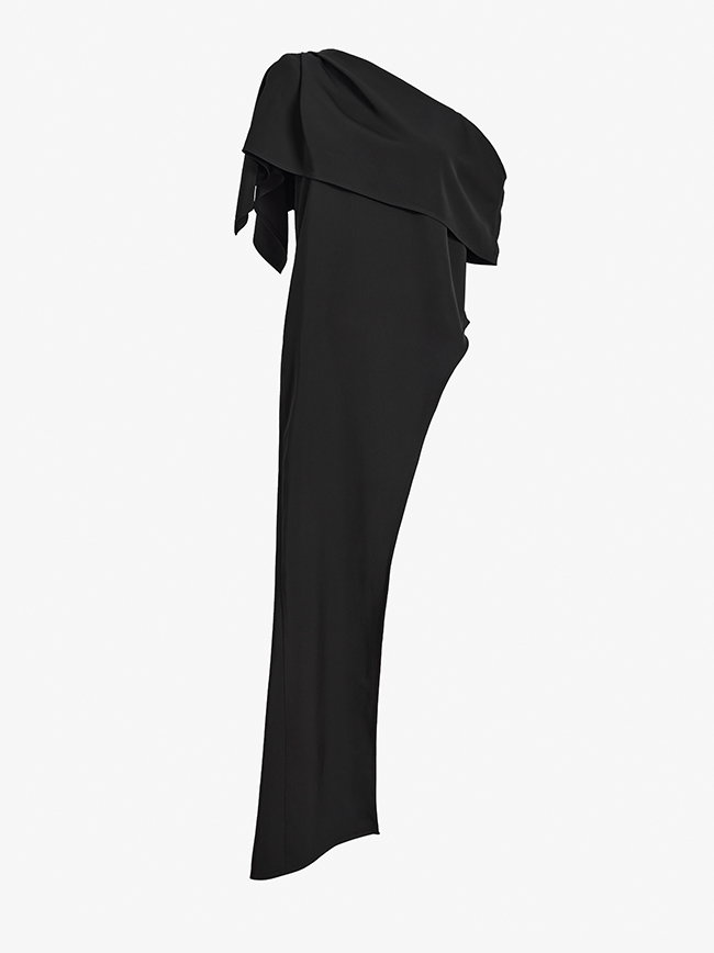 Haya Top in Viscose Twill in Black
