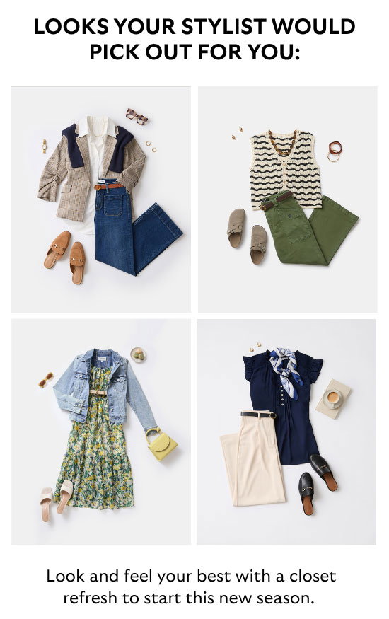 Looks Your Stylist Would Pick Out For You: Look and feel your best with a closet refresh to start this new season.