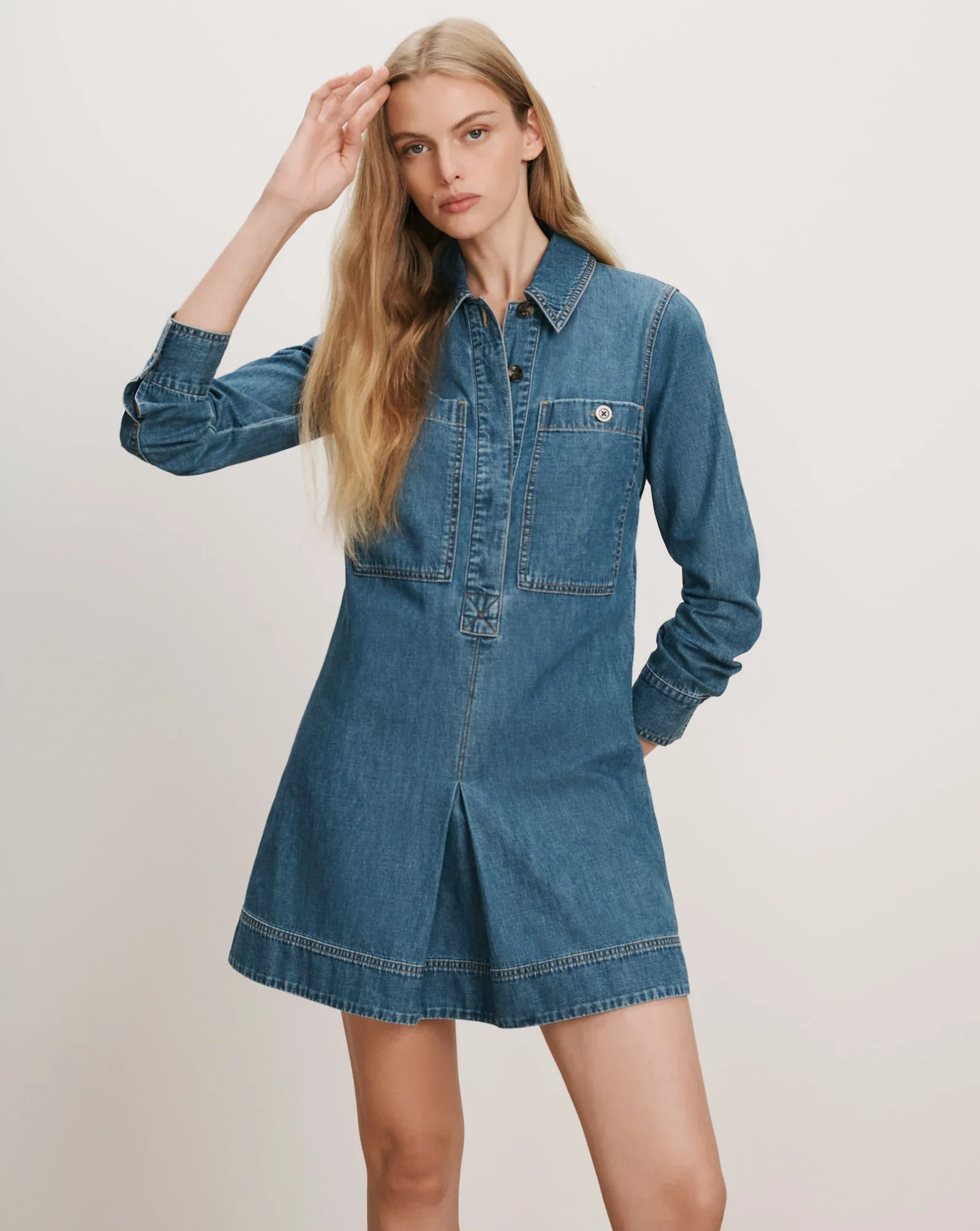 Image of Pryce Mini Shirtdress