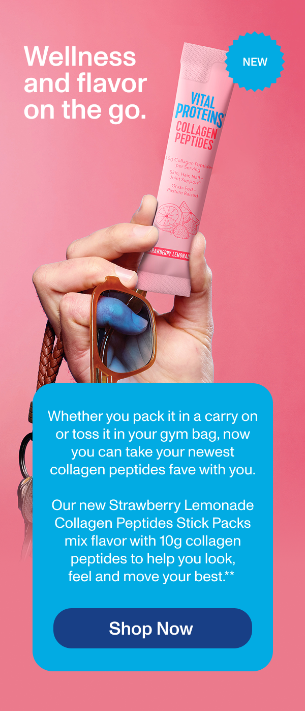 Wellness and flavor on the go 