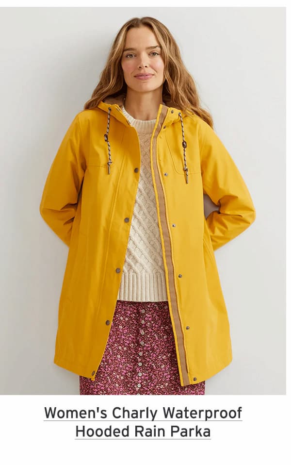 Women's Charly Waterproof Hooded Rain Parka