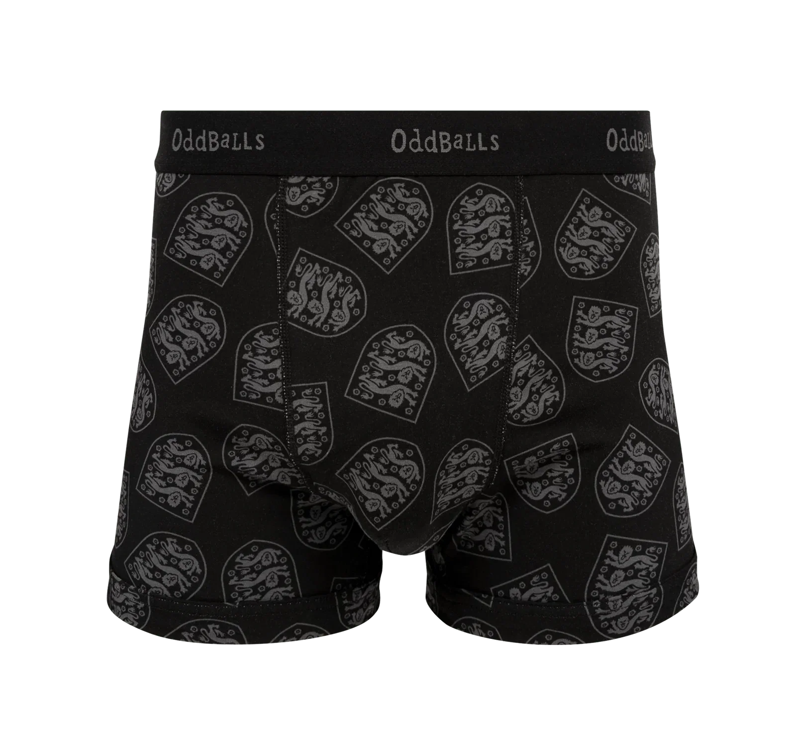 Image of England FA Black - Mens Cotton Boxer Shorts