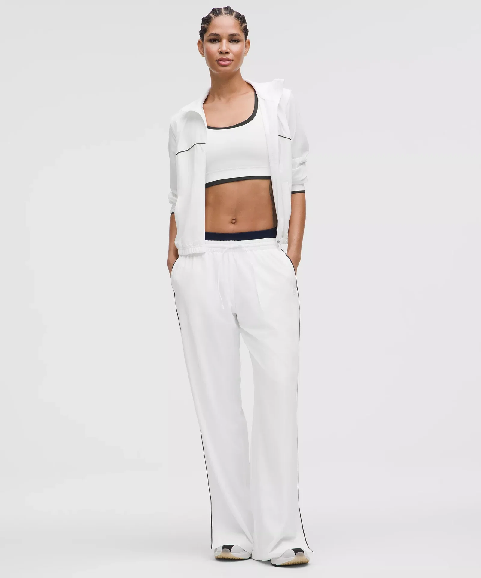 Court Rival Wide-Leg Track Pant Regular *Stitched Logo