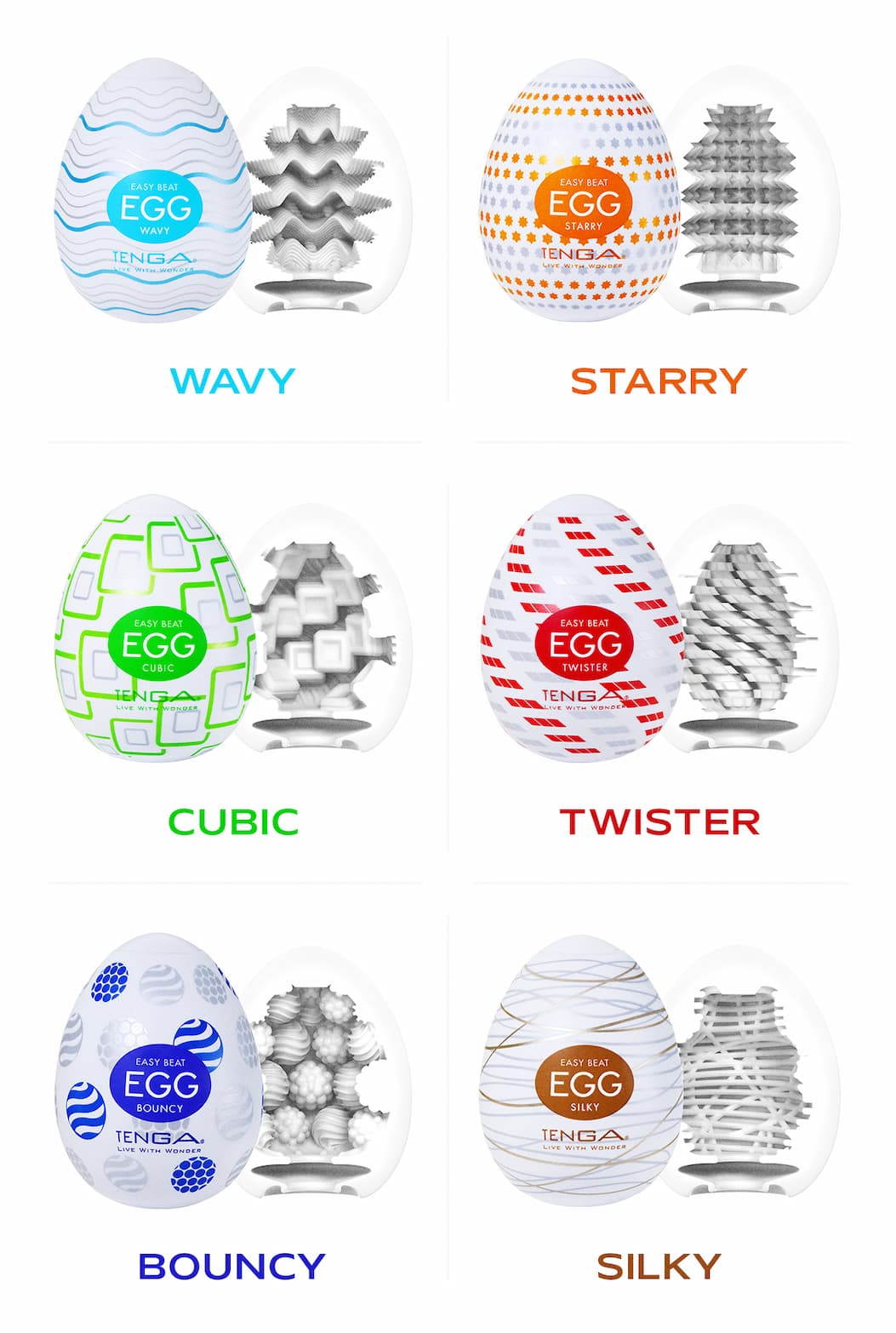 TENGA EGG variants