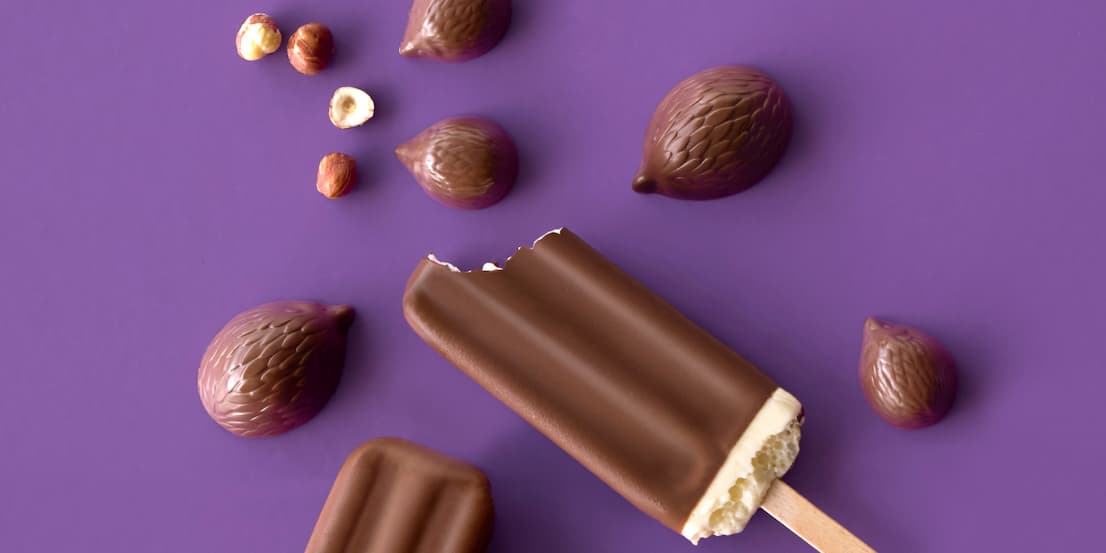 Hedgehog dipped ice cream bar