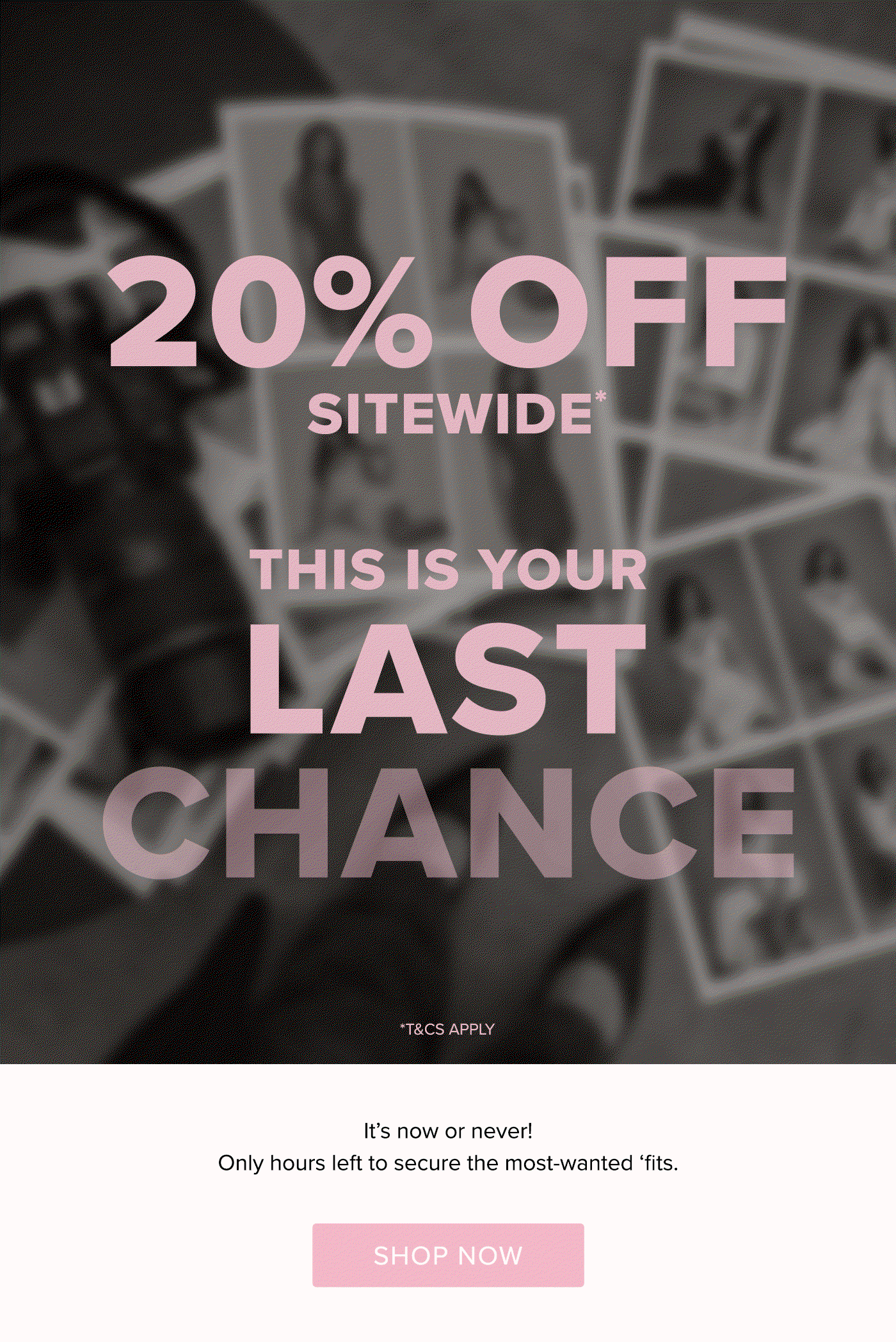 SHOP 20% OFF SITEWIDE*