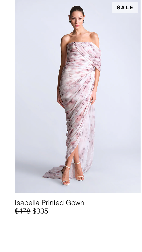 Isabella Printed Gown