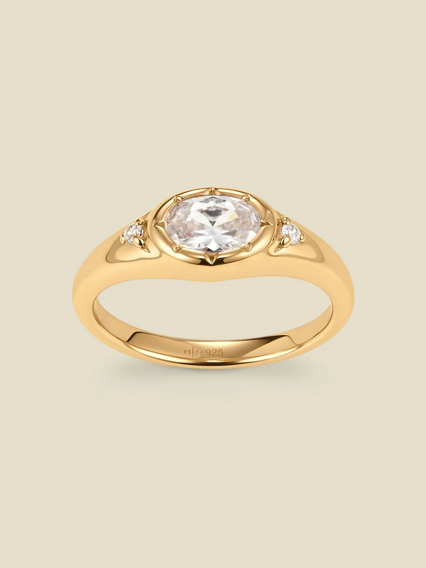April oval birthstone