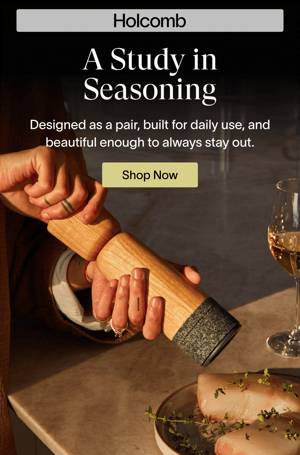 stone pepper mill