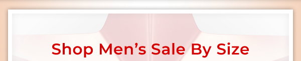 Shop Men's Sale By Size