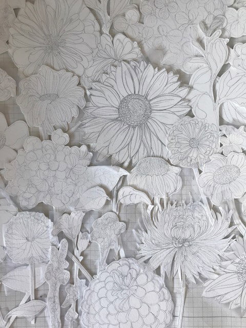 Cut out flowers