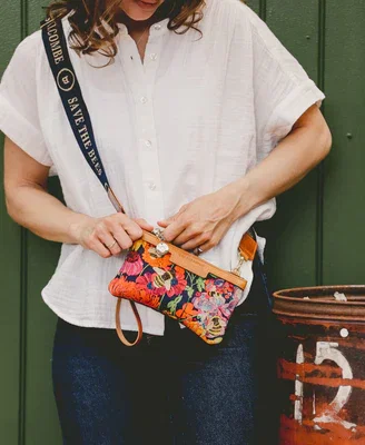 Mini Diana with Logo Strap