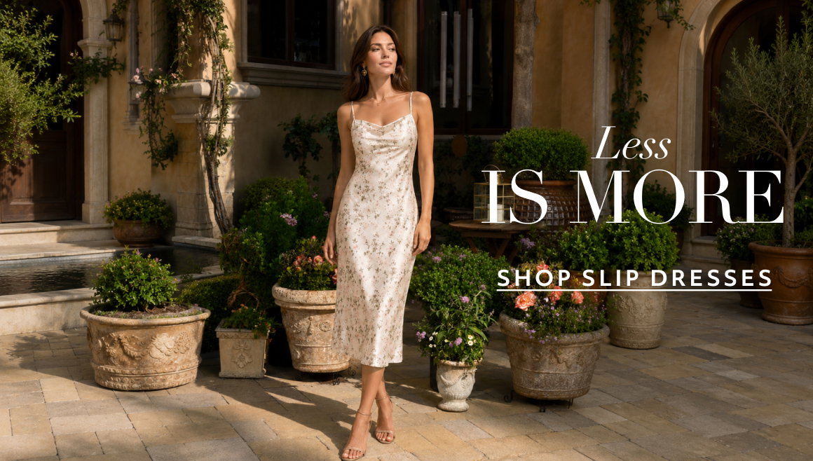 Less IS MORE  shop Slip Dresses