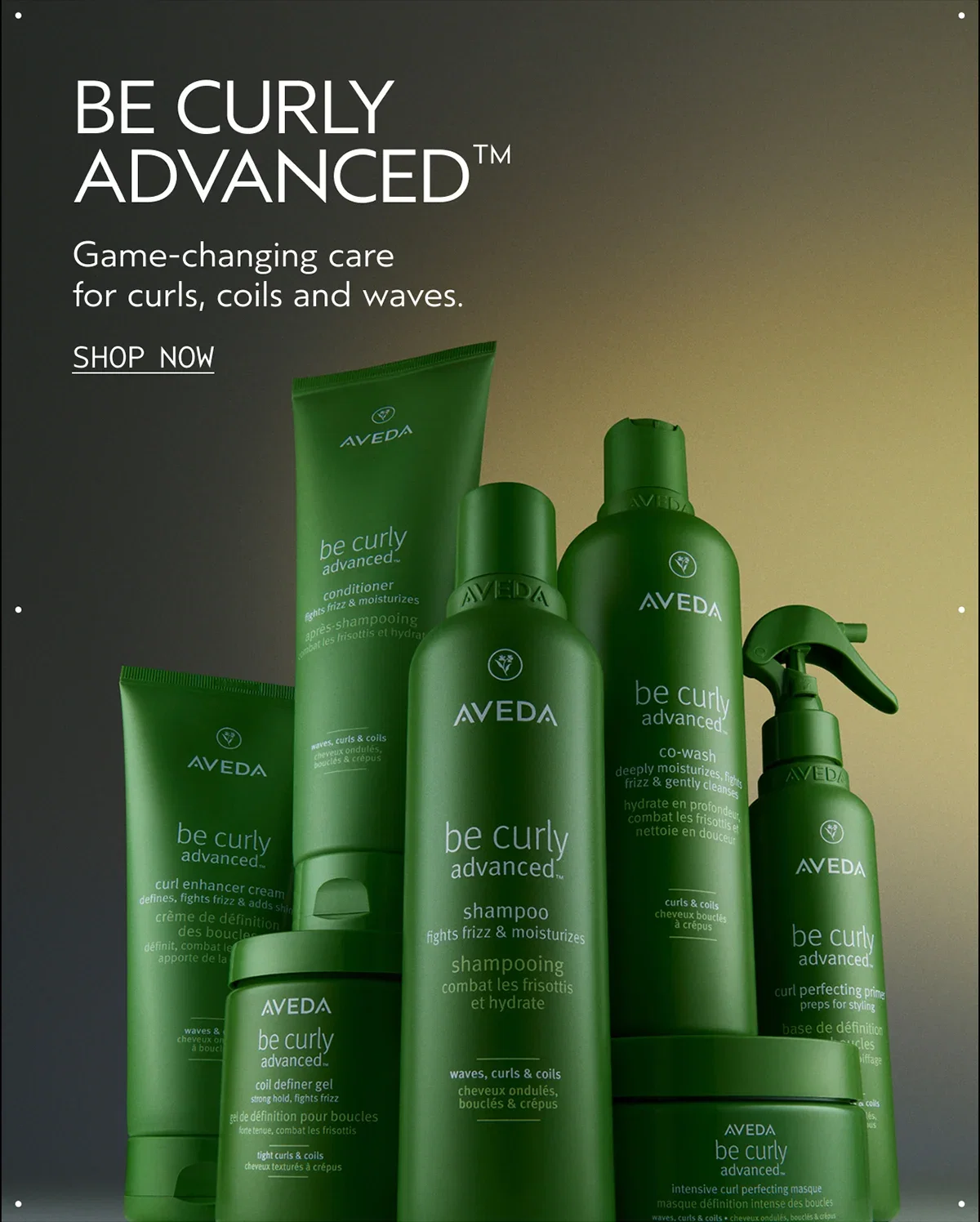 BE CURLY ADVANCED™ | Game-changing care for curls, coils and waves. | SHOP NOW
