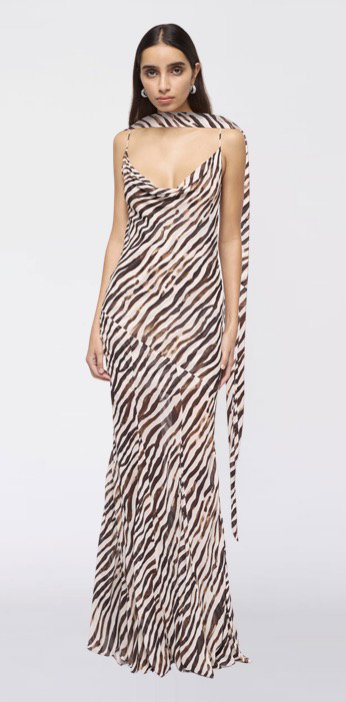 Gigi Zebra Maxi Dress