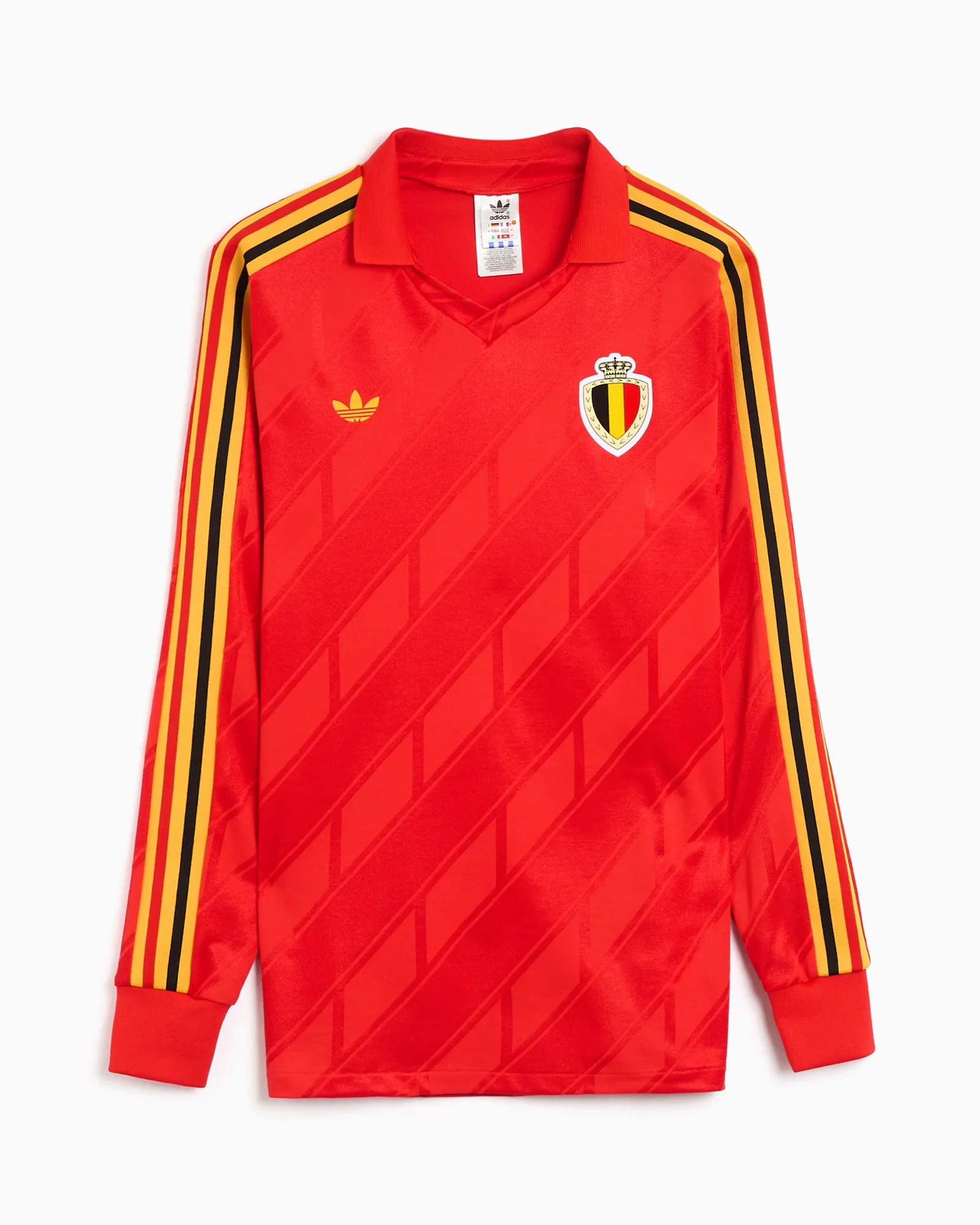 adidas Originals Belgium 1986 Football 1st Kit Men's Jersey T-Shirt