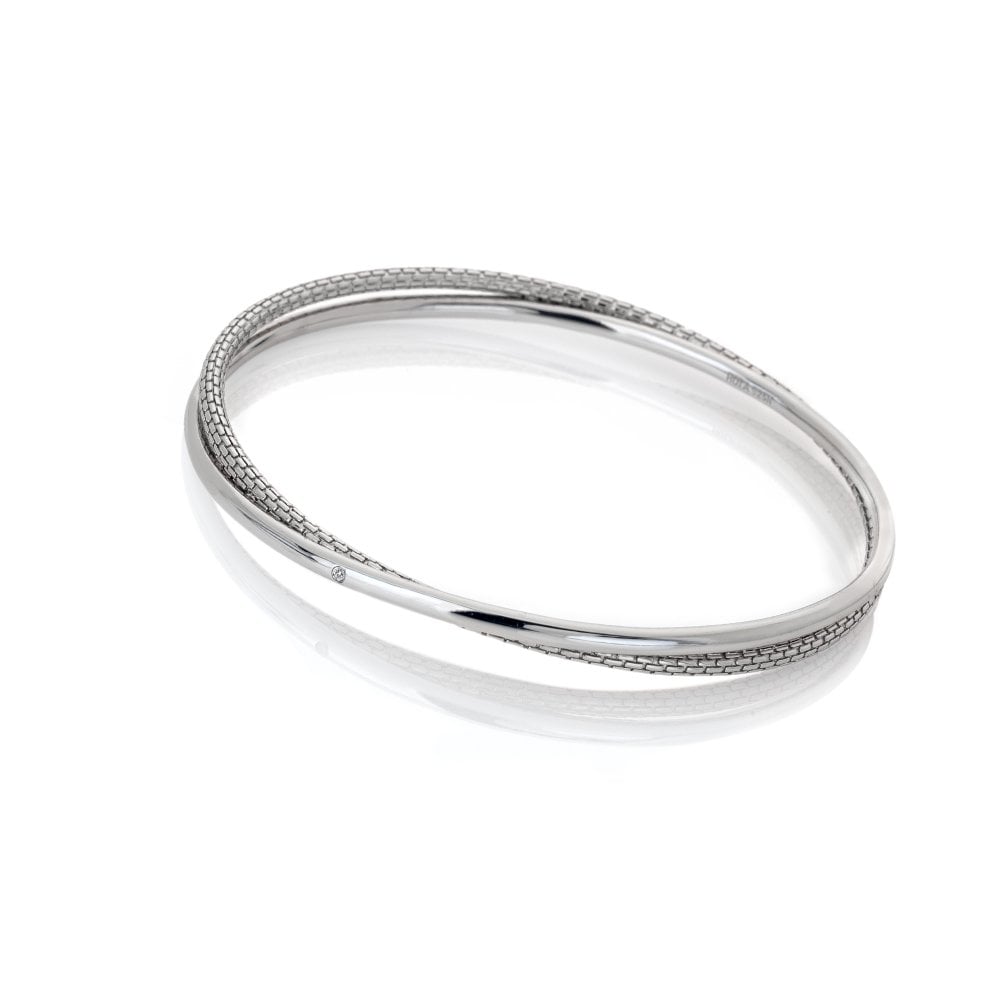 Image of Woven Interlocking Bangle