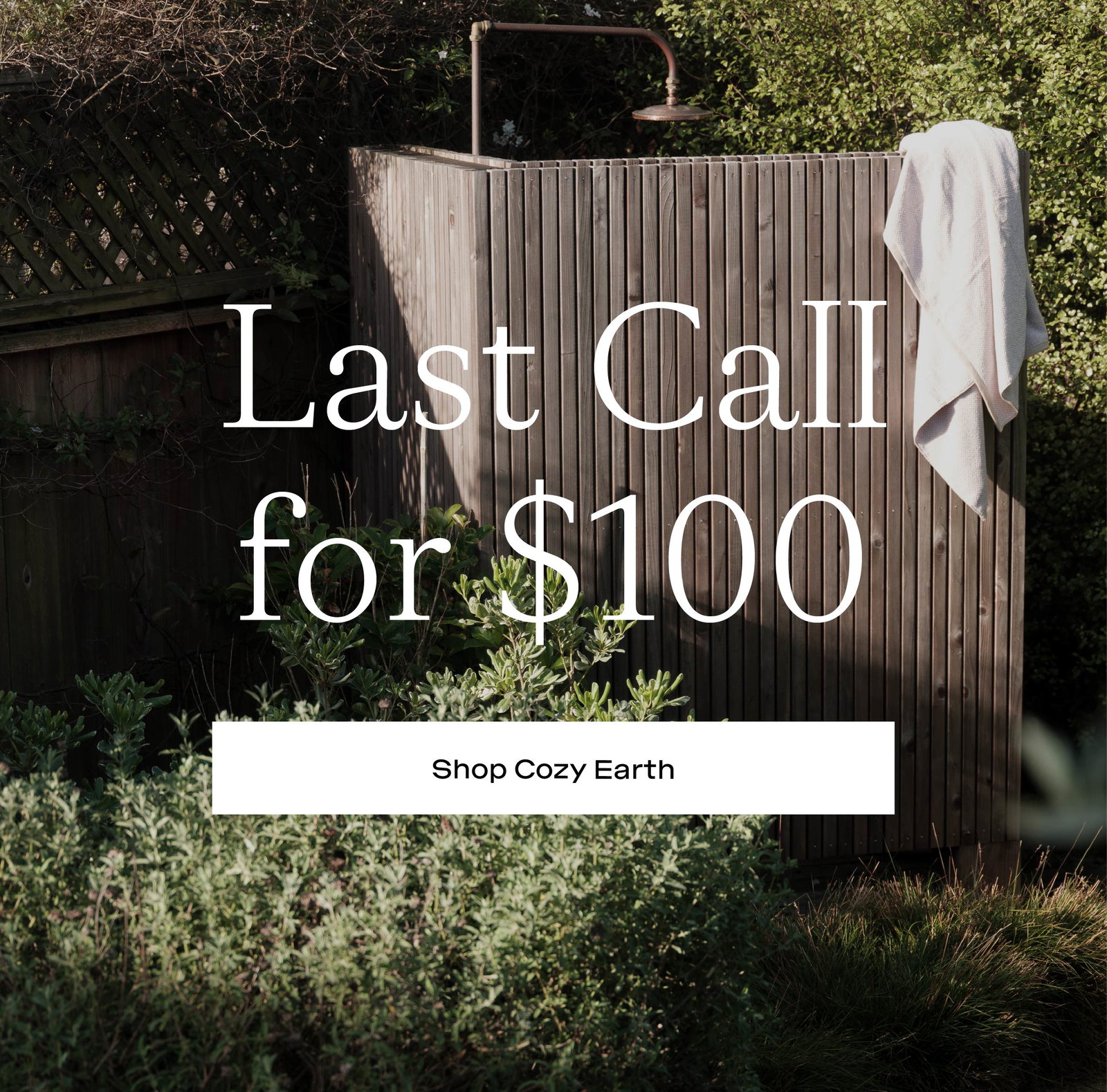 SPEND $300 EARN $100, SHOP COZY EARTH