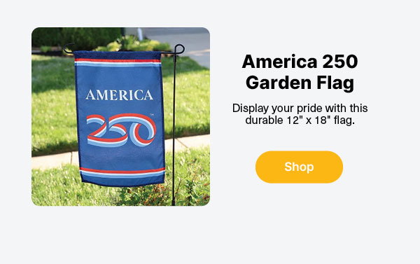 America 250 Garden Flag