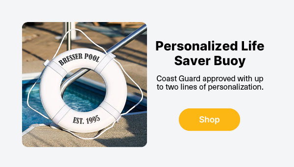 Personalized Life Saver Buoy