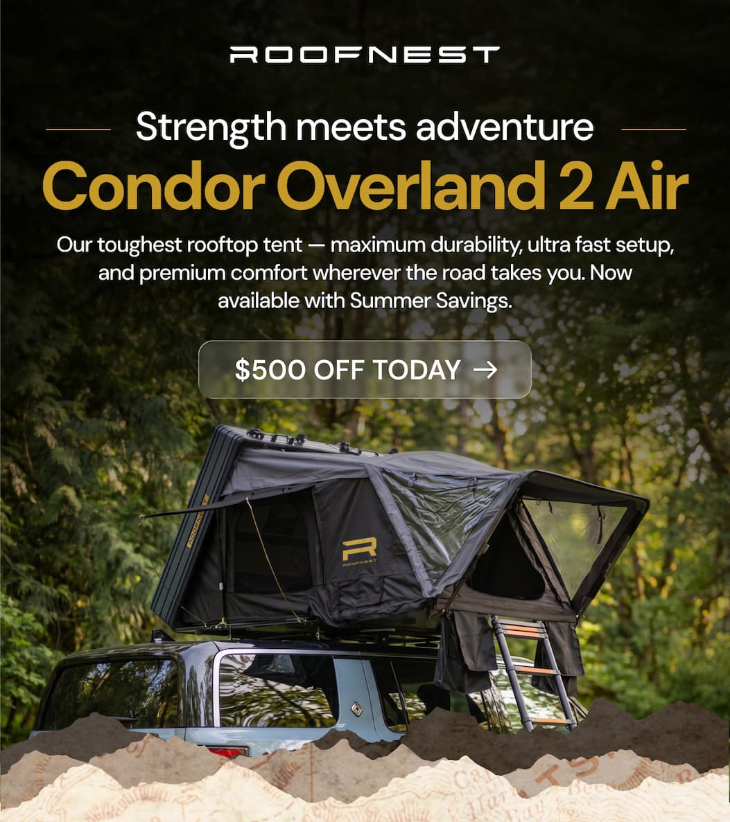 The toughest rooftop tent- now $500 off