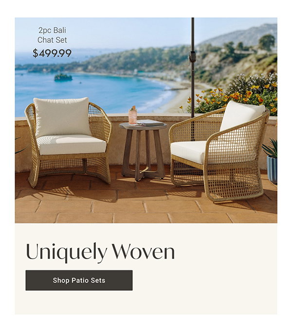 Uniquely Woven - Shop Patio Sets