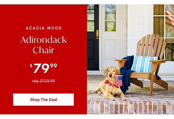 Adirondack Chair - Shop The Deal