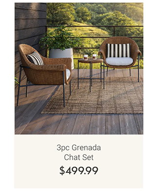 3pc Grenada Chat Set
