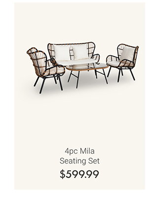 4pc Mila Seating Set