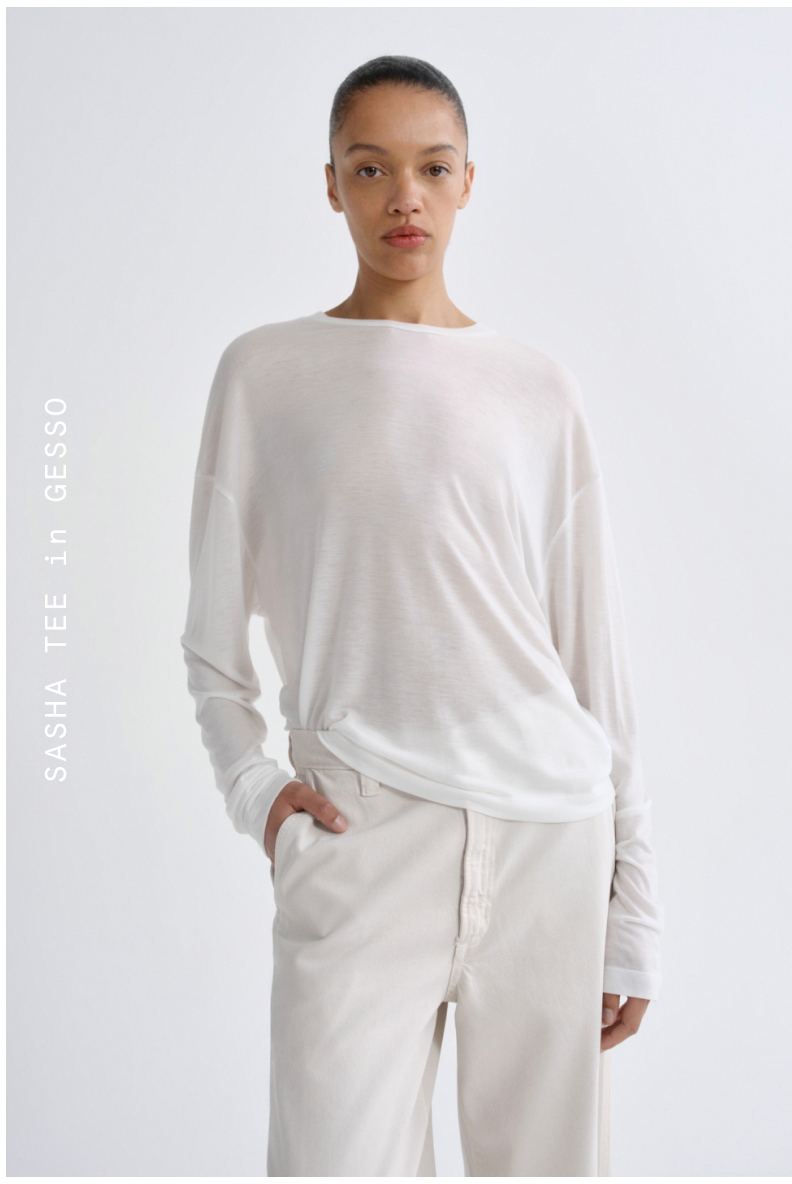Sasha Tee in Gesso