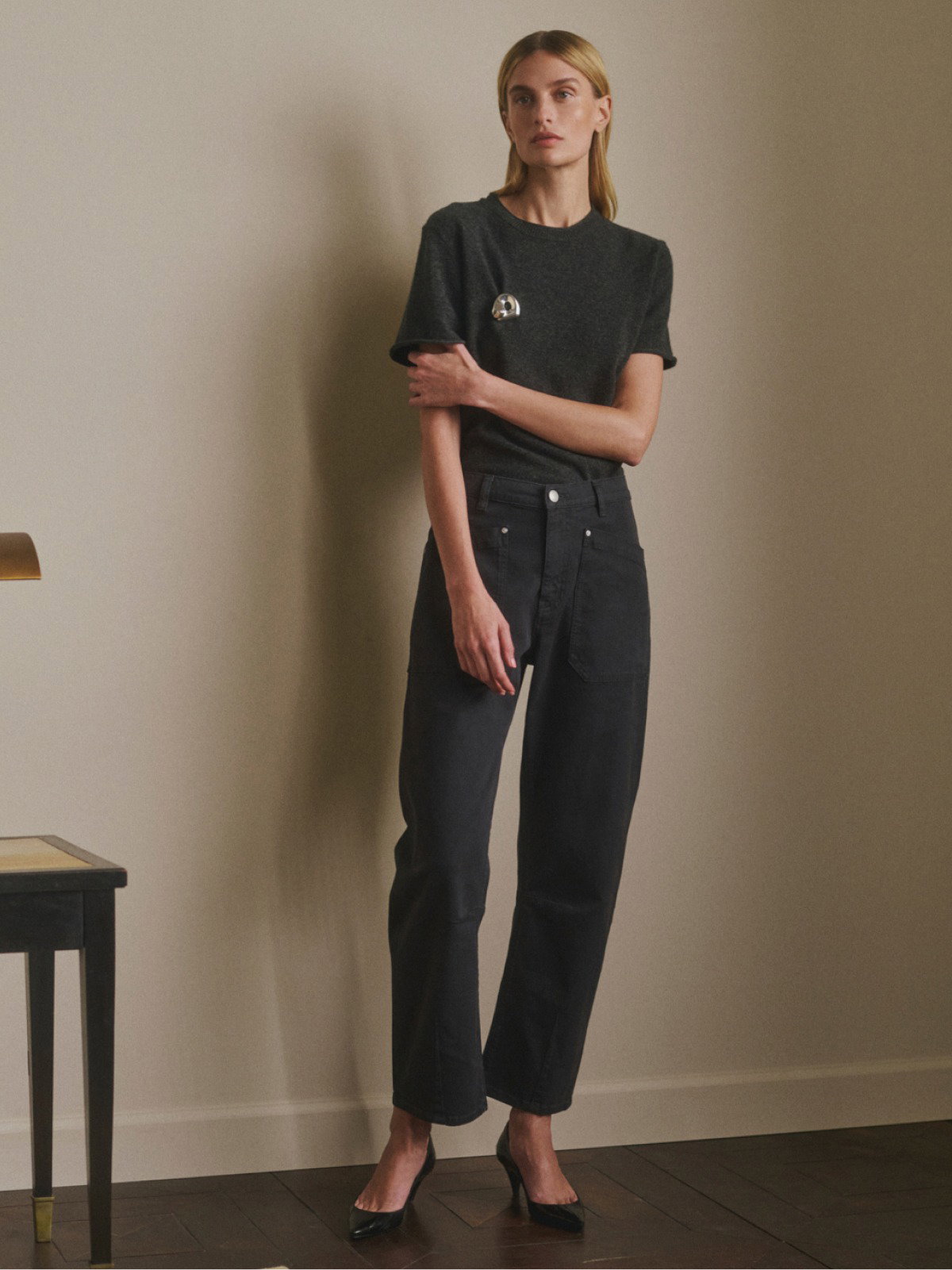 The Cashmere Knit Tee