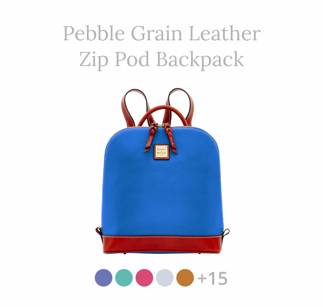 Pebble Grain Zip Pod Backpack