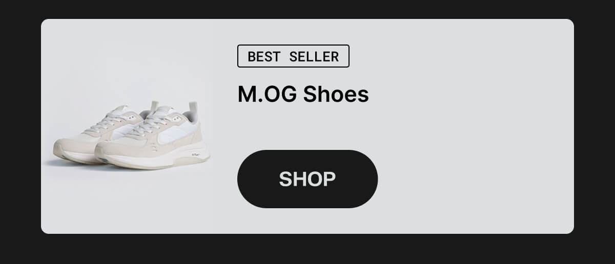 M-OG Shoes - White/White/White