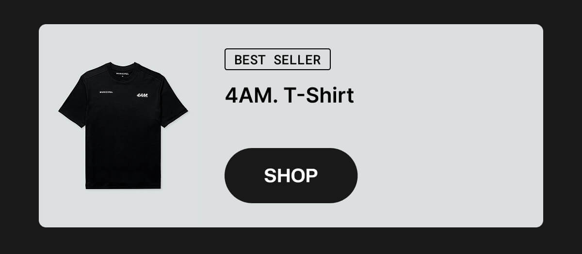 4AM T-Shirt - Black