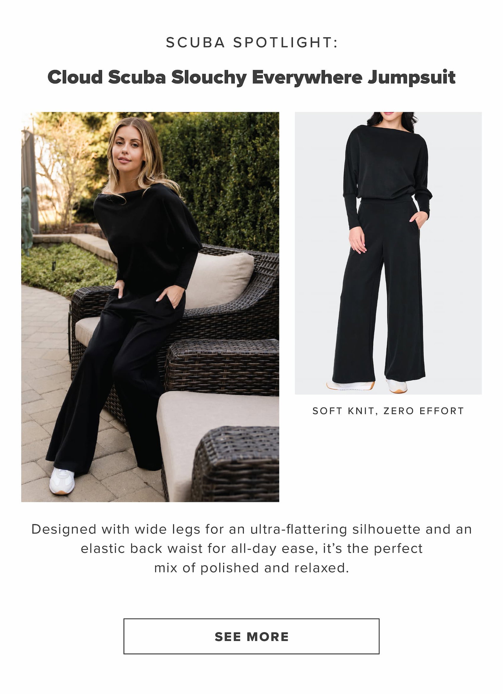 Cloud Scuba Slouchy Everywhere Jumpsuit
