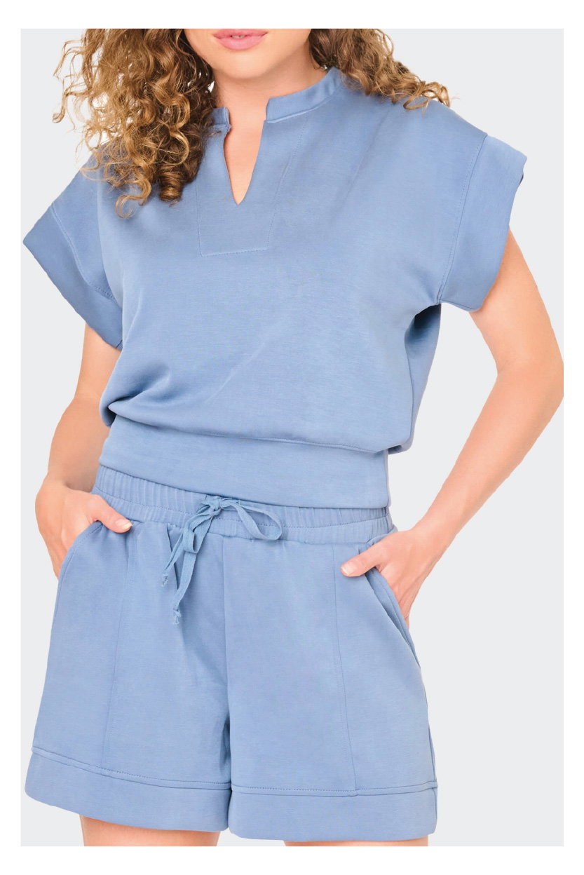 Cloud Scuba Everywhere Notch Neck Top