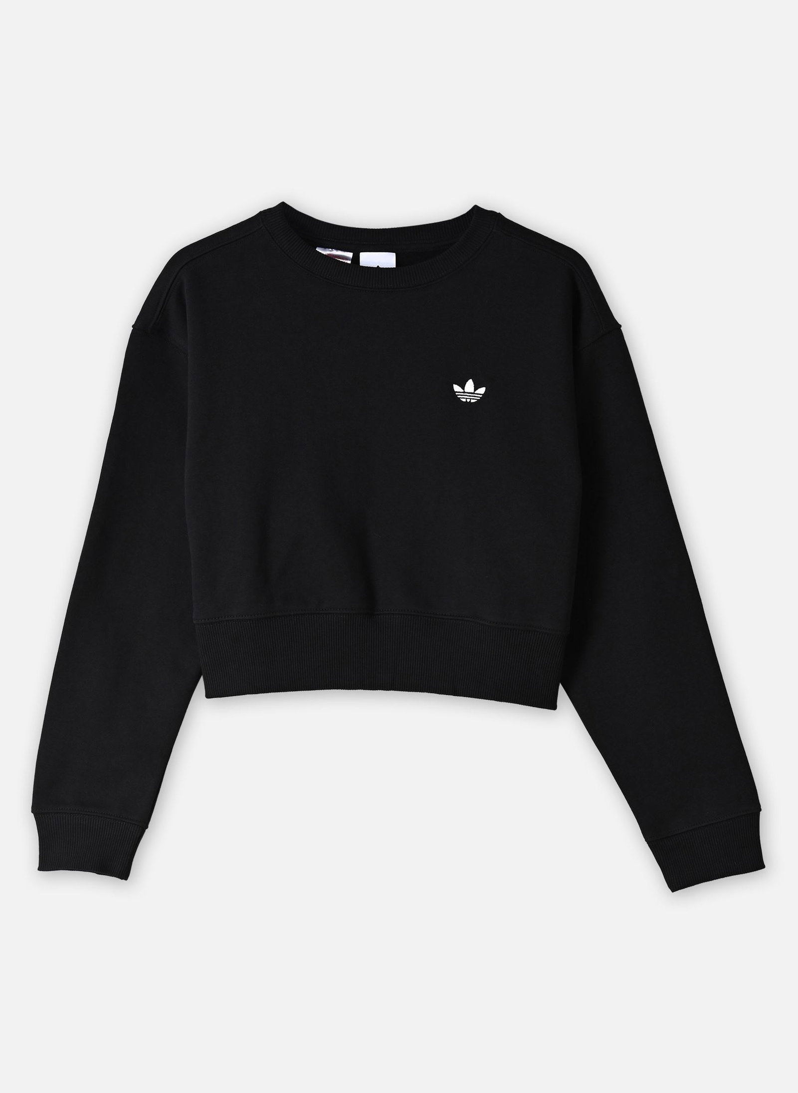 adidas originals Sweats BOXY CREW fille noir