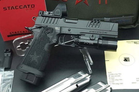 Staccato XC 9mm 2011 Island Comp W/ SRO & X300U 5" Layaway LNIB
