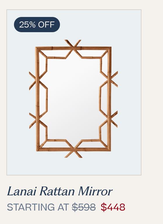 Lanai Rattan Mirror