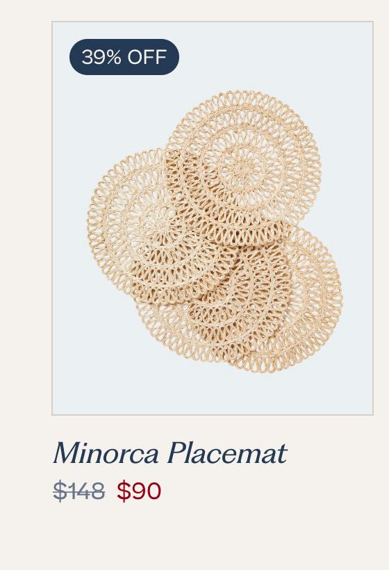 Minorca Placemat (Set of 4)