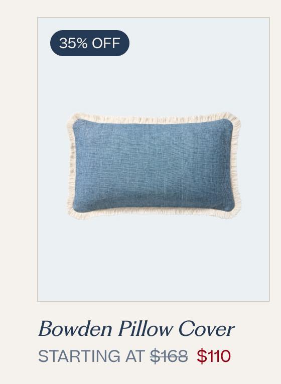 Bowden Pillow Cover