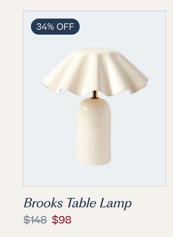 Brooks Fluted Cordless Table Lamp