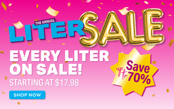 SHOP THE ANNUAL LITER SALE