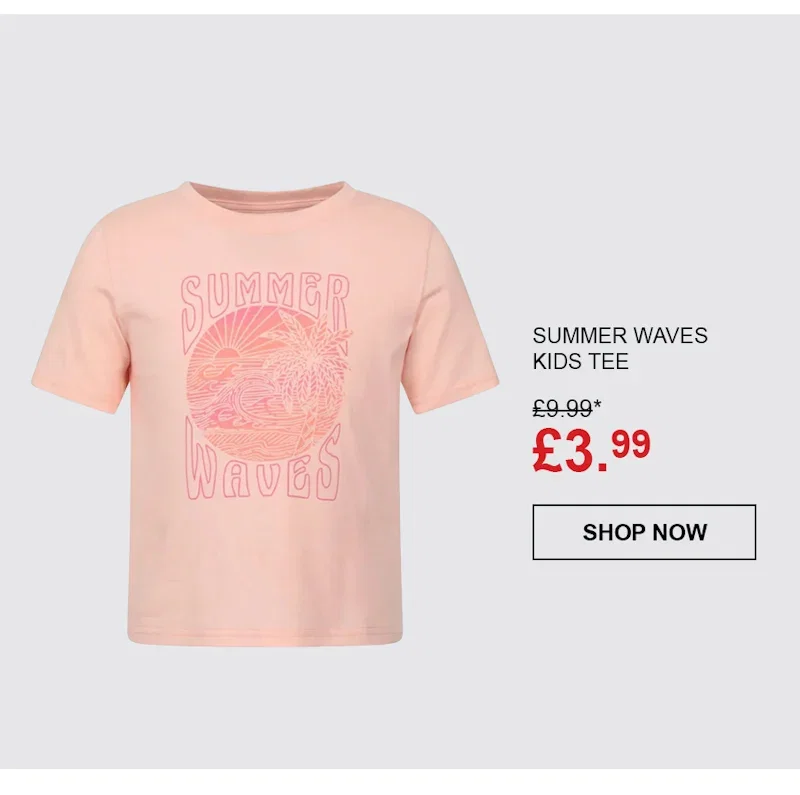 Summer Waves Kids Tee