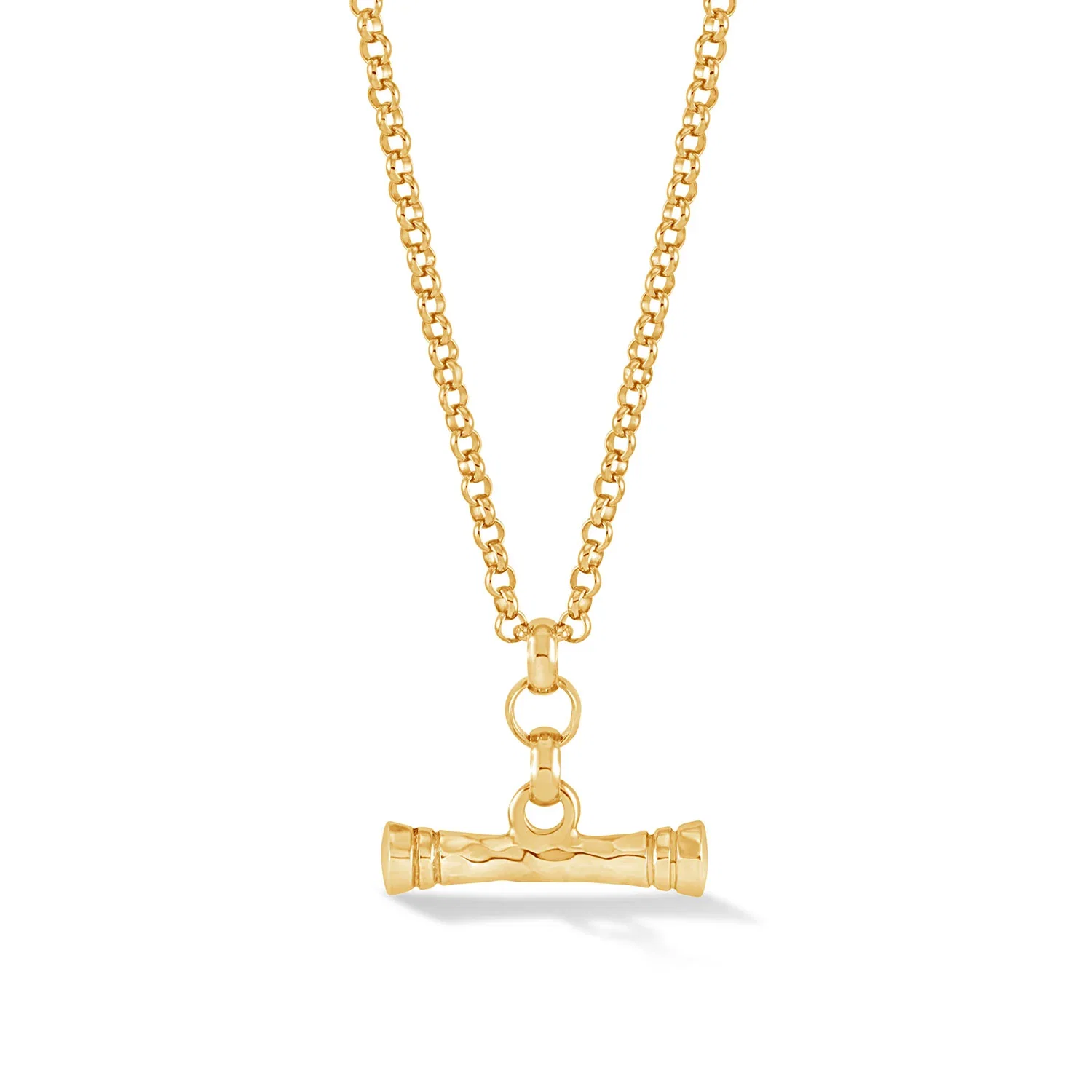 Image of Hammered T-Bar Pendant
